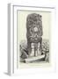 Statue at Copan-null-Framed Giclee Print