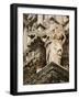 Statue at Duomo Cathedral, Ortygia Island, Syracuse, Sicily, Italy-Walter Bibikow-Framed Photographic Print