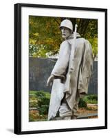 Statue at Korean War Memorial, Washington DC, USA-Scott T. Smith-Framed Photographic Print