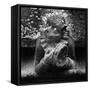 Statue at Toddington Manor, Gloucestershire, England-Simon Marsden-Framed Stretched Canvas