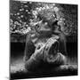 Statue at Toddington Manor, Gloucestershire, England-Simon Marsden-Mounted Giclee Print