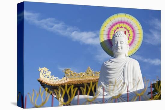 Statue at Vien Minh Pagoda, Ben Tre, Mekong Delta, Vietnam, Indochina, Southeast Asia, Asia-Ian Trower-Stretched Canvas