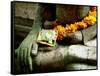 Statue, Bali, Indonesia-Angelo Cavalli-Framed Stretched Canvas