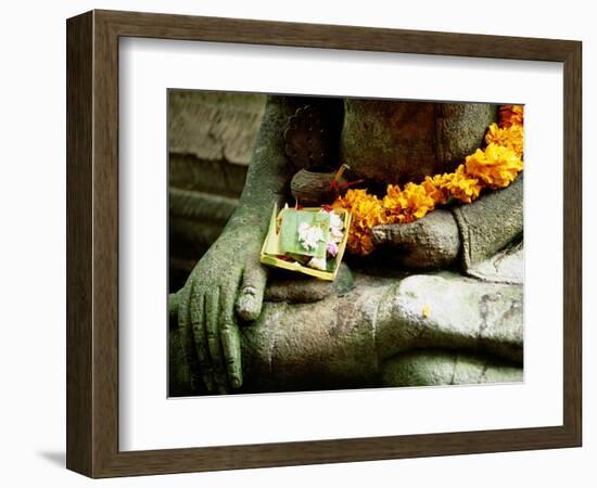 Statue, Bali, Indonesia-Angelo Cavalli-Framed Photographic Print