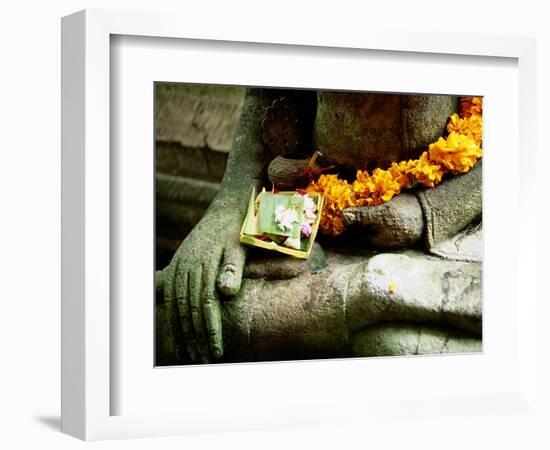 Statue, Bali, Indonesia-Angelo Cavalli-Framed Photographic Print