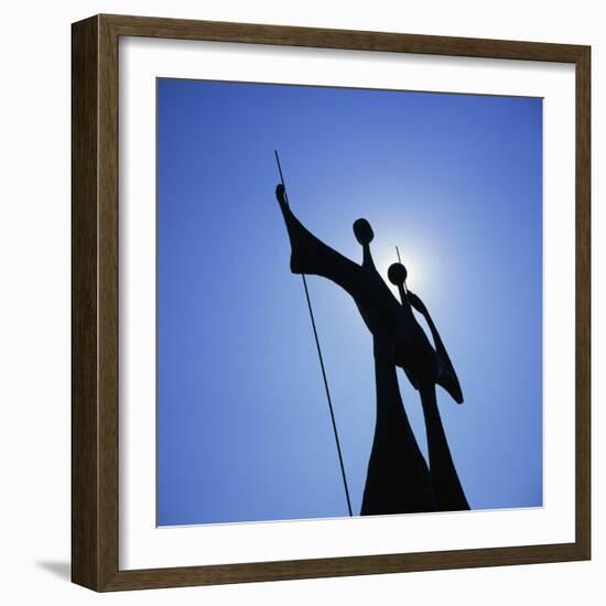 Statue, Brasilia, Brazil, South America-Geoff Renner-Framed Photographic Print