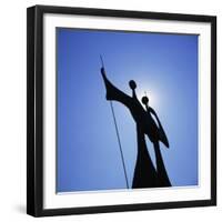 Statue, Brasilia, Brazil, South America-Geoff Renner-Framed Photographic Print