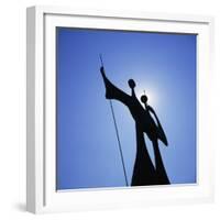 Statue, Brasilia, Brazil, South America-Geoff Renner-Framed Photographic Print