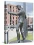 Statue by Tom Murphy of Singer Songwriter Billy Fury, Near Albert Dock-Ethel Davies-Stretched Canvas