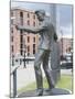 Statue by Tom Murphy of Singer Songwriter Billy Fury, Near Albert Dock-Ethel Davies-Mounted Photographic Print