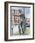 Statue by Tom Murphy of Singer Songwriter Billy Fury, Near Albert Dock-Ethel Davies-Framed Photographic Print