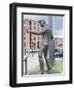 Statue by Tom Murphy of Singer Songwriter Billy Fury, Near Albert Dock-Ethel Davies-Framed Photographic Print