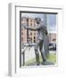 Statue by Tom Murphy of Singer Songwriter Billy Fury, Near Albert Dock-Ethel Davies-Framed Photographic Print