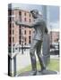 Statue by Tom Murphy of Singer Songwriter Billy Fury, Near Albert Dock-Ethel Davies-Stretched Canvas
