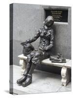 Statue by Tommy Steele of the Eponymous Woman of the Beatles Song, Eleanor Rigby-Ethel Davies-Stretched Canvas