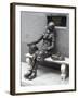 Statue by Tommy Steele of the Eponymous Woman of the Beatles Song, Eleanor Rigby-Ethel Davies-Framed Photographic Print