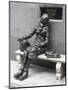 Statue by Tommy Steele of the Eponymous Woman of the Beatles Song, Eleanor Rigby-Ethel Davies-Mounted Premium Photographic Print