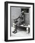 Statue by Tommy Steele of the Eponymous Woman of the Beatles Song, Eleanor Rigby-Ethel Davies-Framed Photographic Print