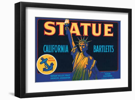 Statue California Bartletts-null-Framed Art Print