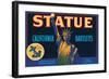 Statue California Bartletts-null-Framed Art Print