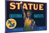 Statue California Bartletts-null-Mounted Art Print