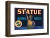 Statue California Bartletts-null-Framed Art Print