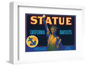 Statue California Bartletts-null-Framed Art Print