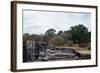 Statue Carved in Rock Depicting Sleeping Buddha-null-Framed Giclee Print
