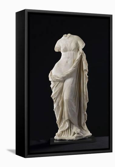 Statue d'Aphrodite à la tortue-null-Framed Stretched Canvas