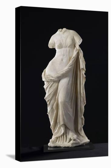 Statue d'Aphrodite à la tortue-null-Stretched Canvas