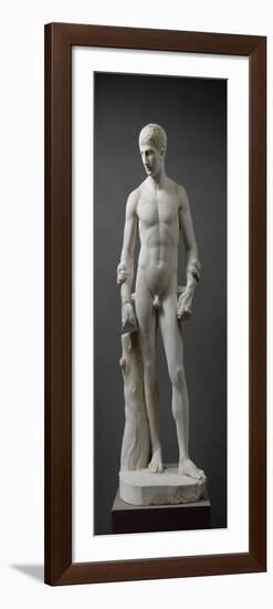 Statue de pugiliste-null-Framed Giclee Print