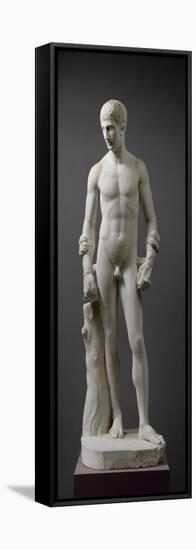 Statue de pugiliste-null-Framed Stretched Canvas