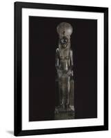 Statue de Sekhmet, déesse à tête de lionne-null-Framed Giclee Print