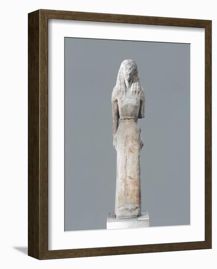 Statue Dedicated to Artemis by Nikandre of Naxos from Delos-null-Framed Giclee Print