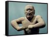 Statue Depicting a Fighter-null-Framed Stretched Canvas