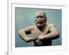 Statue Depicting a Fighter-null-Framed Giclee Print