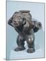 Statue Depicting a Water Carrier, Artifact Originating from the State of Colima-null-Mounted Giclee Print