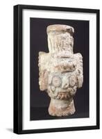 Statue Depicting Tlaloc, the Rain God. Artifact Originating from the Mayor's Temple of Tenochtitlan-null-Framed Giclee Print