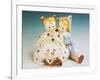 Statue Depicting Two Seated Children-null-Framed Giclee Print