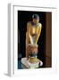 Statue Depicting Woman Filtering Barley to Make Beer-null-Framed Giclee Print