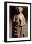 Statue, Detail of Sarcophagus of Filippo Sangineto-null-Framed Giclee Print