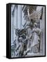 Statue Detail of the Opera Garnier, Opera, Paris, France-Walter Bibikow-Framed Stretched Canvas