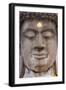 Statue face at the Ayutthaya Historical Park, Thailand-Art Wolfe-Framed Photographic Print