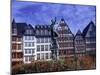 Statue, Garden and Building Facade, Frankfurt, Germany-Peter Adams-Mounted Photographic Print