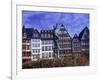 Statue, Garden and Building Facade, Frankfurt, Germany-Peter Adams-Framed Photographic Print