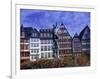 Statue, Garden and Building Facade, Frankfurt, Germany-Peter Adams-Framed Photographic Print