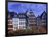 Statue, Garden and Building Facade, Frankfurt, Germany-Peter Adams-Framed Photographic Print