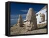 Statue Heads of Zeus, Antiochos and Tyche, West Terrace at Nemrut Dag, Anatolia, Turkey Minor-Woolfitt Adam-Framed Stretched Canvas