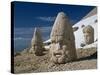 Statue Heads of Zeus, Antiochos and Tyche, West Terrace at Nemrut Dag, Anatolia, Turkey Minor-Woolfitt Adam-Stretched Canvas