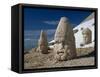 Statue Heads of Zeus, Antiochos and Tyche, West Terrace at Nemrut Dag, Anatolia, Turkey Minor-Woolfitt Adam-Framed Stretched Canvas